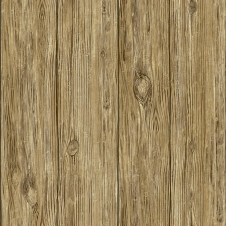 RoomMates Brown Mushroom Wood Peel & Stick (14 August Best Wallpaper)