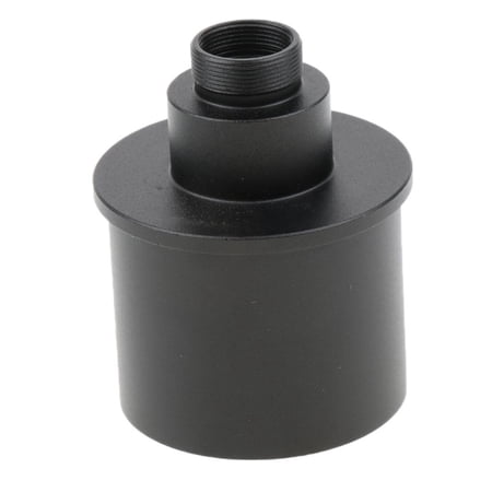 1 Piece , Adapter For Telescope 1.25'' 31.7mm Thread Good For Taking Videos Of Moon (Black)