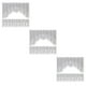 thumbnail image 4 of Cortina de Ventana de Encaje Inteprter 2 Piezas Blanco 160x60cm + 160x30cm, 4 of 6