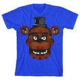 thumbnail image 2 of Five Nights At Freddy's Pizza Character Art Boy's 3-Pack Crew Neck Short Sleeve T-shirt Set 8 (M), 2 of 7