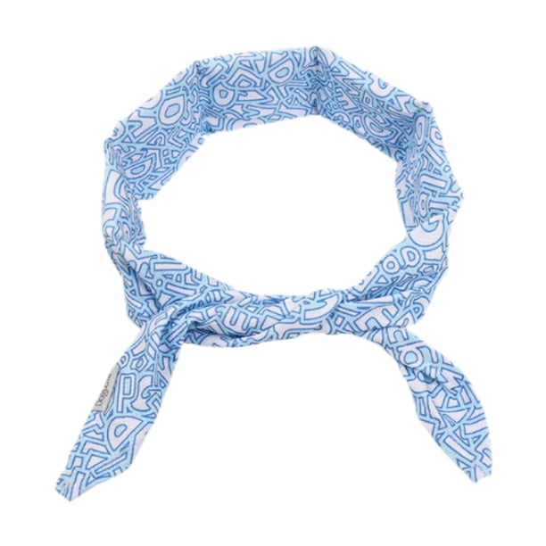Bufanda para el cuello, reutilizable, ligera y para mascotas, ideal para climas cálidos, senderismo en interiores, perros pequeños y azul