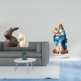 thumbnail image 2 of Estatua de conejo de porcelana de cerámica para mueble de TV y mueble de jardín, con adorno de mesa de acrílico 2D, ideal como regalo para, 2 of 8