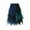Blue, variant on Black and Friday Clothing Sales Idoravan Pleated Skirts for Women Plus Size Womens Pleated Gauze Knee Length Skirt Adult Dancing Skirt Blue