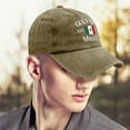 thumbnail image 1 of TIMIFIS Cotton Cap, Washed Baseball of Mexico Printed Baseball Tongue Adjustable Baseball Washable Home Decor, 1 of 6