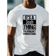 thumbnail image 1 of Vintage Humor Print Tee - Relaxed Fit, Soft Lightweight Fabric, Round Crew Neck, Short Sleeve, Casual Daily Commute Top for Men - Perfect for Summer, Outdoor Activities, and Everyday Wear, 1 of 5