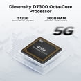 thumbnail image 3 of DOOGEE S200 Plus 5G Rugged Phone with Gemini AI,4nm D7300 CPU,36(16+20) GB+512GB Android 15 Rugged Cell Phone with 1.32" Amoled Screen,10100mAh/33W,100MP Camera Rugged Smartphone,6.72" FHD/120Hz,OTG, 3 of 9