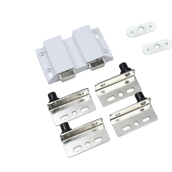 Premium Stainless Steel Glass Door Hinges- Rust-Proof, No Drilling, Fits Silver Smile Home