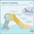 thumbnail image 4 of Qaba Toddler Slide Indoor, Foldable Kids Slide for 1.5-3 Years Old, Green, 4 of 10