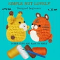 thumbnail image 3 of Wiher Crochet Kit for Beginners, Crochet Starter Kit for Adults and Kids Complete Knitting Kit to Make 2Pcs Animals, Learn to Crochet with Step-by-Step Instruction and Video (Frog), 3 of 6
