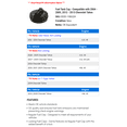 thumbnail image 2 of Fuel Tank Cap - Compatible with 2004 - 2009, 2012 - 2013 Chevy Tahoe 2005 2006 2007 2008, 2 of 2