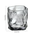 thumbnail image 3 of Eolstice 170ml Twist Shaped Colorful Whiskey Tumbler Glass, Thickened Base Beer Glass for Daily Use, Novelty Design Drinking Cup for Cocktail Beverage, for Home Bar Party, 3 of 6