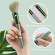 thumbnail image 3 of Brochas De Maquillaje Profesional 13 pz Verde, 3 of 5