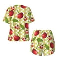 thumbnail image 2 of Sigee Cherries and Ladybirds for Sleepwear Casual Pjs with Pockets Women's Pajamas Sets Shorts 2 Piece Short Sleeve Lounge Sets X-Large, 2 of 9