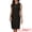 Black, variant on DARING DIVA Women's Summer Sleeveless Crew Neck Work Business Bodycon Dress XS Black