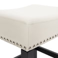 thumbnail image 6 of 26-inch Leather Stools - Comfort for Sitting - Under Desk Placement - Durable Construction, 6 of 7