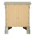 thumbnail image 4 of Louis Philippe 2-Drawer Silver Champagne Nightstand (24"H x 22"W x 16"D), 4 of 5