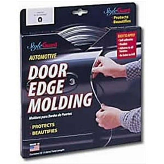 Cowles T3802 Door Edge Guard, Black, 0.37 in.