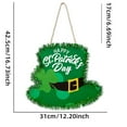 thumbnail image 2 of St Patrick's Day Welcome Sign Wooden Farmhouse Decoration for Front Door Outdoor Home Greeting St Patrick's Day Decorations, 2 of 4