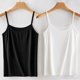 thumbnail image 1 of Top blanco Sexy para mujer, camiseta sin mangas informal negra con cuello redondo, Top deportivo de gran tamaño para Fitness, camisolas 2024, 1 of 5