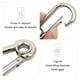 thumbnail image 5 of Riwesomey Hebillas de alta resistencia, gancho de Clip, mosquetón portátil para escalada, Camping, hamaca, accesorio para viajes de montaña, Herramientas y ferretería, 5 of 6
