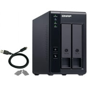 QNAP TR-002-US 2 Bay Type-C Direct Attached Storage DAS Expansion with Hardware RAID (Diskless)