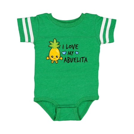 

Inktastic I Love My Abuelita with Pineapple Gift Baby Boy Bodysuit