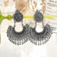thumbnail image 2 of JAVRICK Metal Tassel Jhumka Indian Ethnic Bollywood Dangle Earrings Fashion Jewelry Practical and Professional, 2 of 4