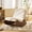 White + Fabric, variant on Glider Rocking Chair with Solid Wood Frame, High-Quality Upholstered Fabric, Comfort Accent Rocker for Bedroom, Living Room, White