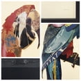 thumbnail image 4 of Empire Art Direct Tropical Parrot Dimensional Collage Framed Graphic Art Under Glass Wall Art, 17" x 33" x 1.4", Ready to Hang, 4 of 10