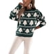thumbnail image 2 of Suéter Navideño Vintage para Mujer, Divertido, Grandes, Festivo, , de Punto Verde XL, 2 of 9