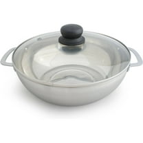 Sunpentown 3.5-Liter Stainless Steel Pot with Glass Lid