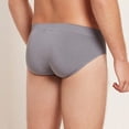 thumbnail image 3 of Boody Men's Briefs Athletic Underwear - Mens Bamboo Underwear with Anti-Chafing Design, Seamless & Breathable Underwear for Men - Bamboo Viscose Fabric for Cooling & All-Day Comfort - Gray, Large, 3 of 7