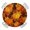 Yellow Orange, variant on Spring Floral Round Tablecloth for 55-60 Inch Tables,Fitted Table Cover with Elastic Edge,Watercolor Elegant Summer Botanical Rustic Waterproof Outdoor Table Cloth Protector for Patio Garden Dinner