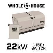 Champion Power Equipment 22 kW Home Standby Generator with 150-Amp Axis Automatic Transfer Switch