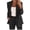 Black, variant on Women's Suit Set, Oversized Blazer and Straight Leg Pants, 2 Piece Business Suit, Loose Fit Jacket and Trouser Set for Office, Wedding Guest, Business Casual and Formal Attire-Beige