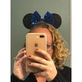 thumbnail image 2 of CLGIFT CL Gift Blue Mickey Ears, Rainbow Minnie Mouse Ears, Sparkly Minnie Ears, Mouse Ears, Electrical Parade Ears,, 2 of 3