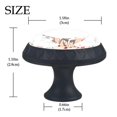thumbnail image 3 of 4 Pcs Christmas Knobs for Kitchen Cabinet Cupboard Dresser Bookcase Drawer Pulls Handles Round Home Decor, 3 of 5