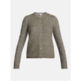 thumbnail image 6 of Scenario Women's Open Knit Cardigan Sweater with Long Sleeves, Lightweight, Sizes XS-XXXL, 6 of 6