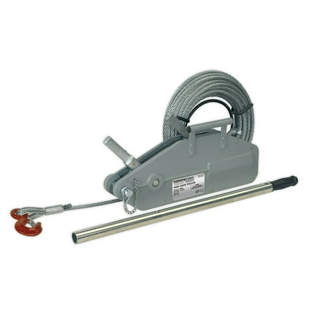 

Sealey Wrp1600 Wire Rope Puller 1600Kg Max Line Force