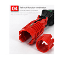 thumbnail image 5 of 18 in 1 Bathroom Pipe Wrench Faucet and Sink Installer Tool Multifunction Faucet Wrench Tool Plumbing Tool, 5 of 10