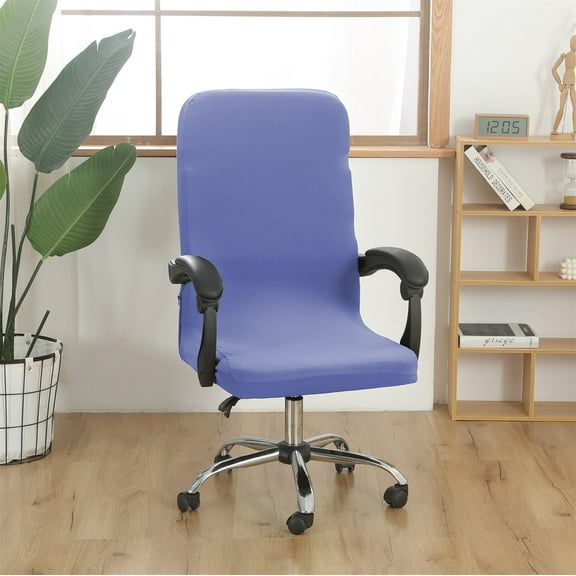 Todaioua Office Chair Cover, Universal High Back Chair Seat Protector for Pets - Removable Computer Chair Cover with Zipper, Washable Desk Chair Cover for Rotating Chairs -M