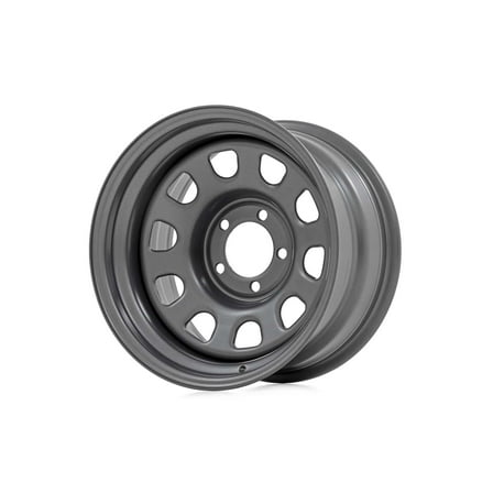 Rough Country Gray Steel Wheel | 15x8 | 5x4.5 | -19mm - RC158545G