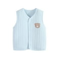 thumbnail image 2 of Esaierr Baby Newborn Cotton Vest for Girls Boys Vest V Neck Sleeveless Vest Warm Winter Autumn Coat for 3M-3Y, 2 of 5