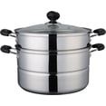 thumbnail image 1 of ASD 2 Layer Stainless Steel Chinese Steamer, 1 of 1