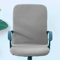 thumbnail image 3 of Anti-Dirty Rotating Stretch Office Computer Desk Cover Waterproof Elastic Covers Removable Slipcovers - Gray, 3 of 8