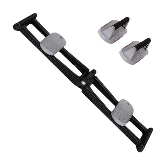 tamizeot Leg Exercise Equipment with 2 Push Home up Mute Inner Thigh Stands Black Exerciser