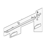 Genuine OE Volkswagen Rocker Molding - 3C8-853-856-B-GRU