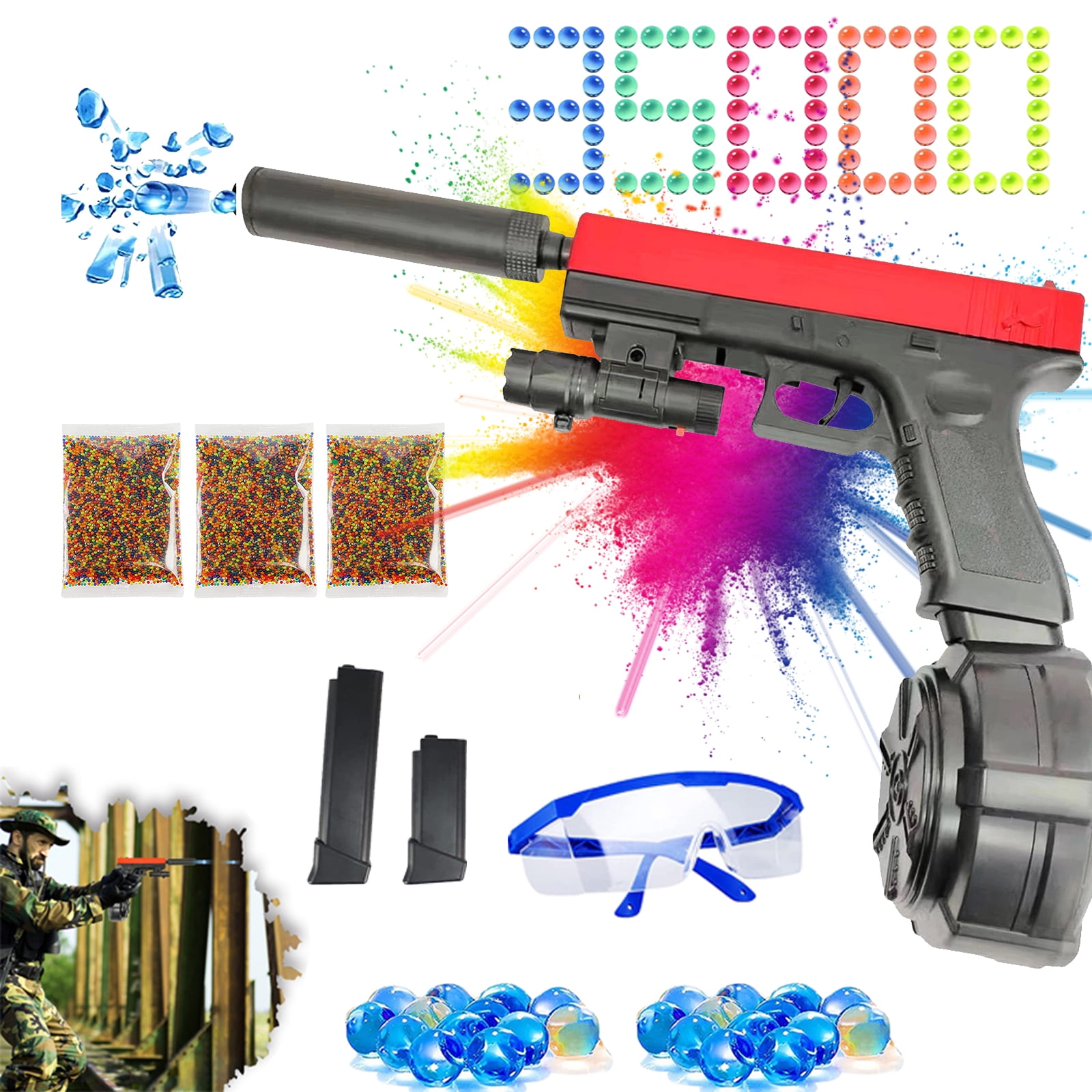 Gel Blaster JmX2 Electric Splatter Ball Automatic Splat R Splatrball