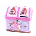 thumbnail image 1 of Monedero metálico con forma de caseta para niños con cerradura y llave de 12 cm, 1 of 1