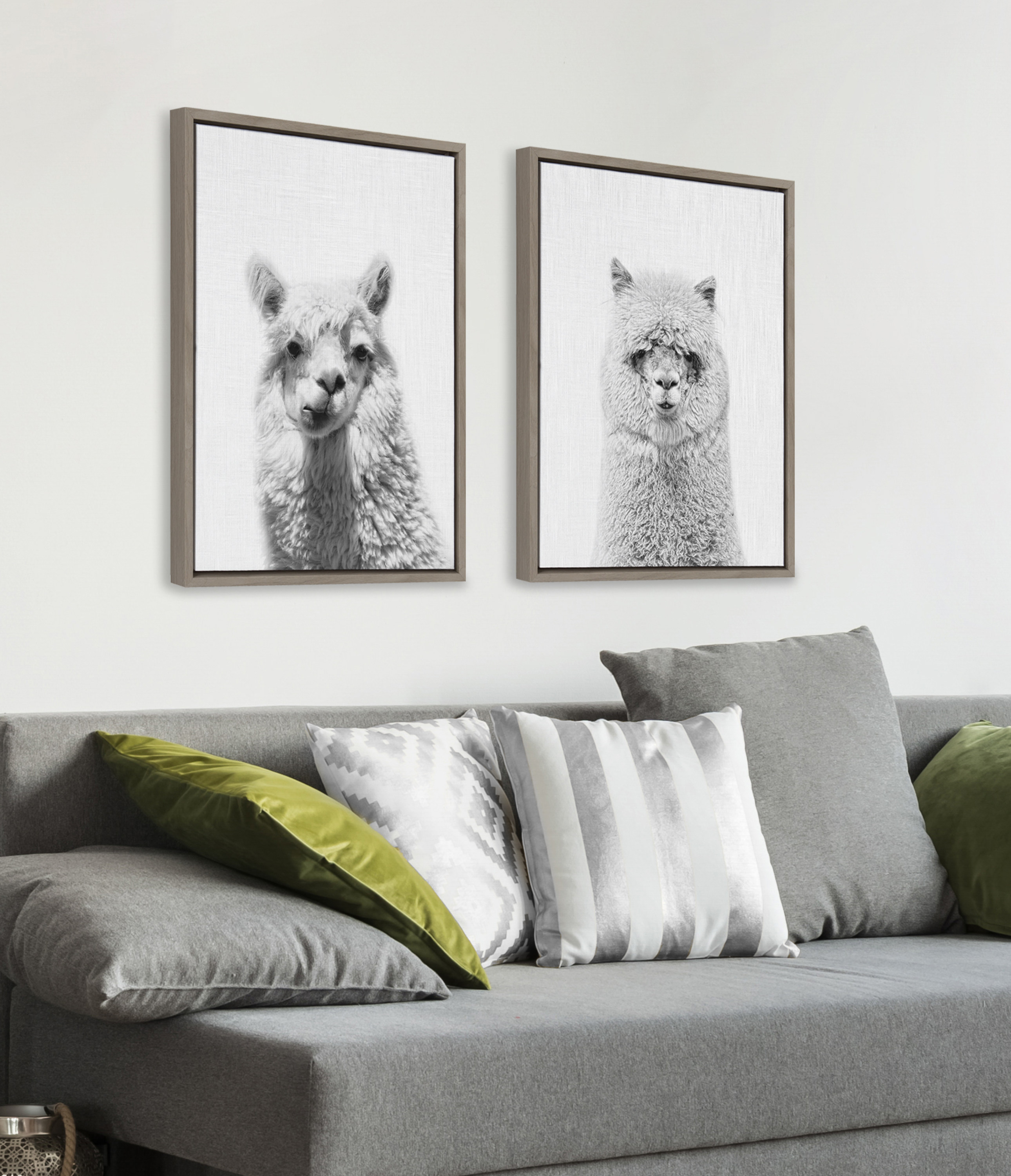 Kate and Laurel Animals/Insects Framed Canvas Art Prints, 18 in x 24 in, 2-Pieces, by Simon Te Of Tai